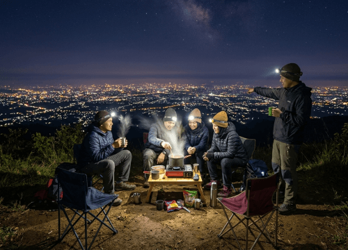 Paket Trekking Night Sentul: Petualangan Menembus Malam ke Paniisan hingga Hambalang